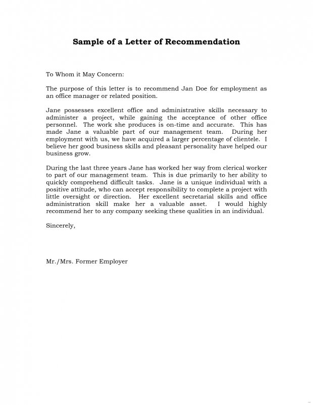 Reference Letter for Employment 9+ Examples, Format, How to Write, PDF