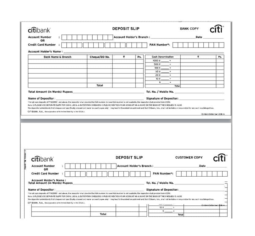 10+ Deposit Slip Examples and Templates - PDF, DOC | Examples