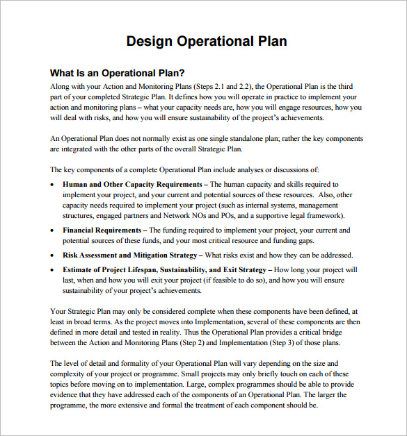 Operational Plan for Restaurant 10+ Examples, Format, Pdf