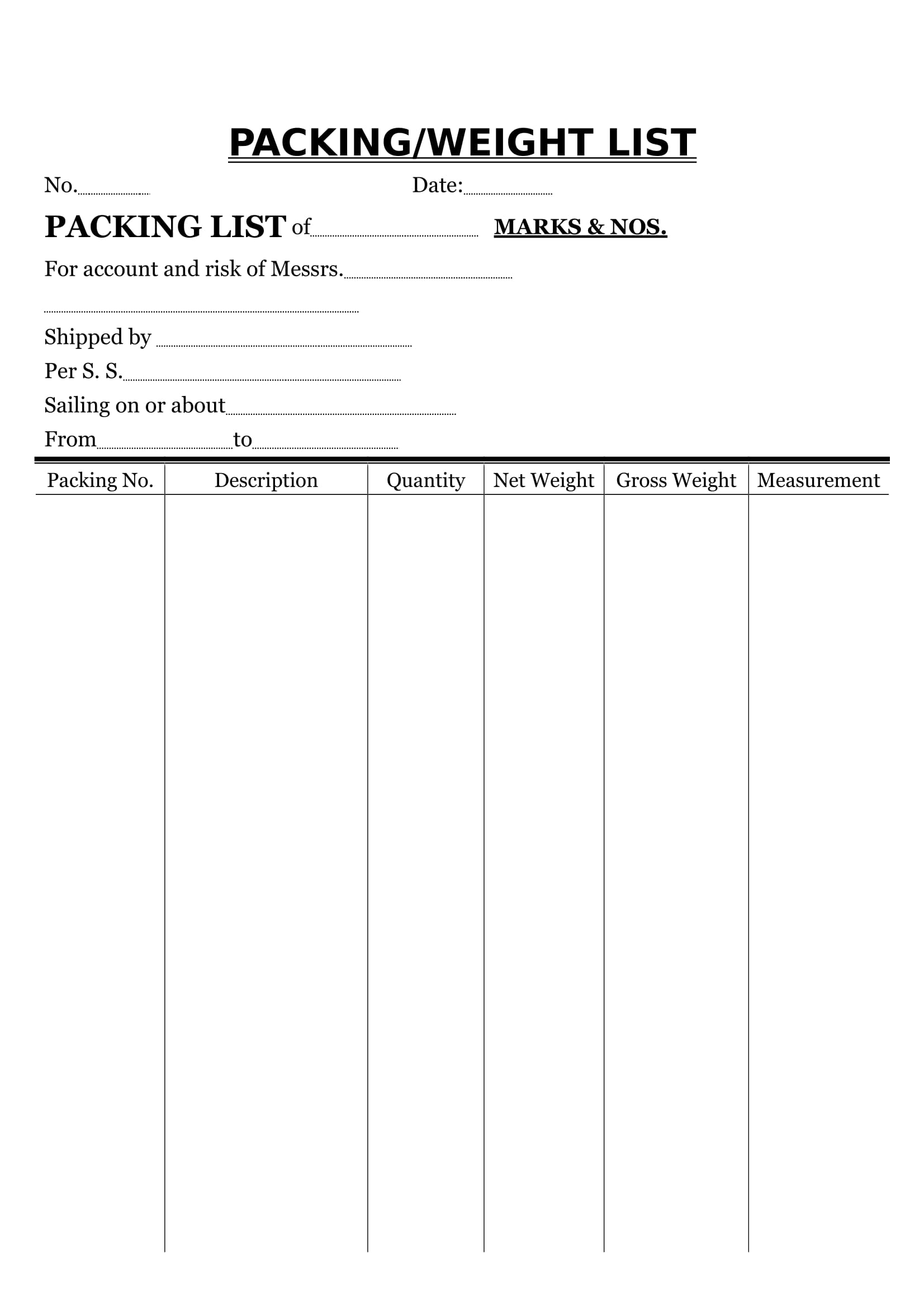 26+ List Templates in Word Examples