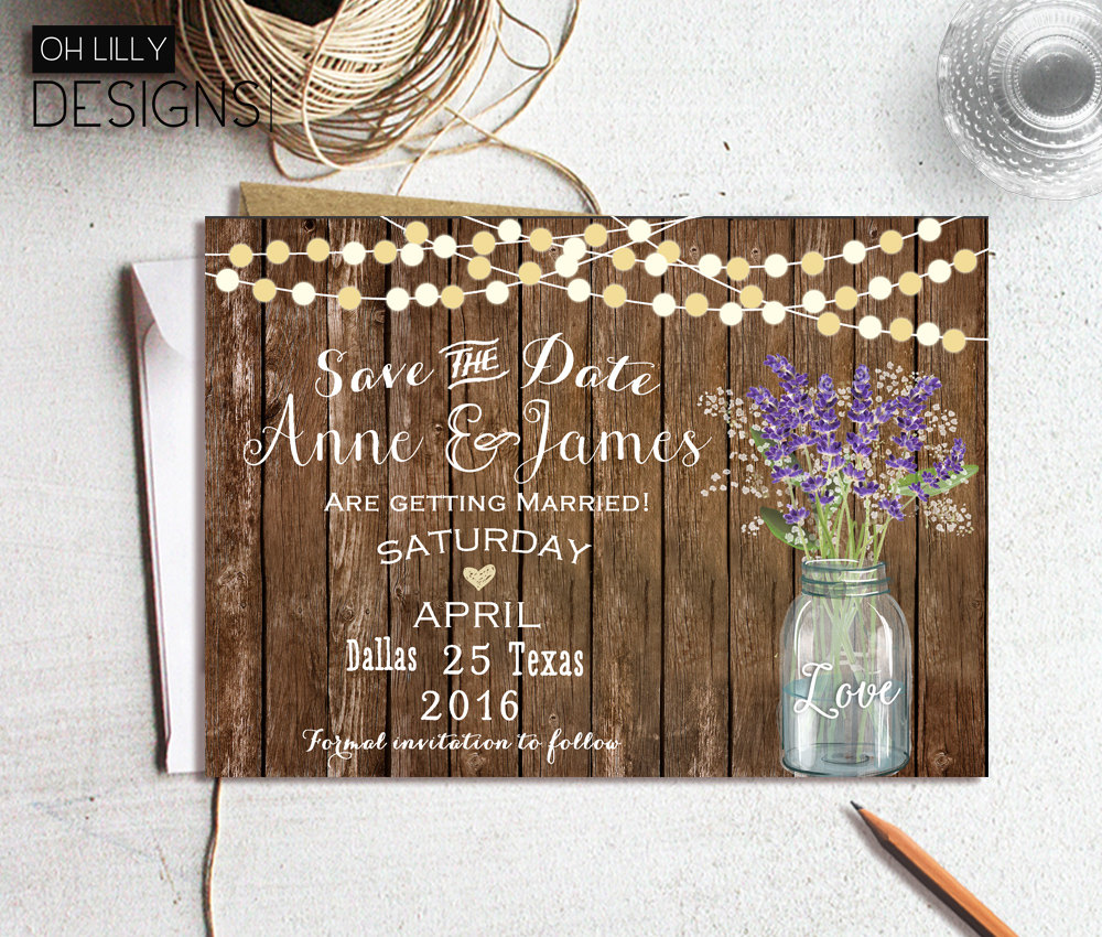 Rustic SavetheDate 15+ Examples, Word, pages,