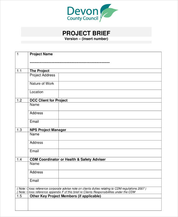 Brief 20+ Examples, How to Create, Format, Pdf