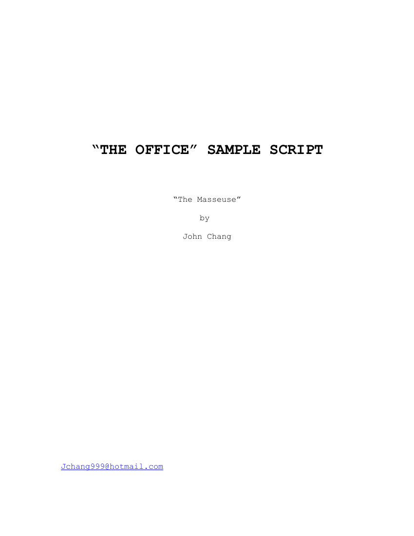 Short Script Writing 8+ Examples, Format, Pdf Examples
