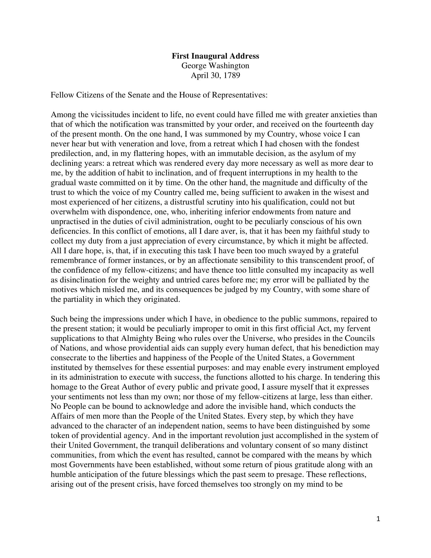 Inauguration Speech 9+ Examples, Format, Sample Examples