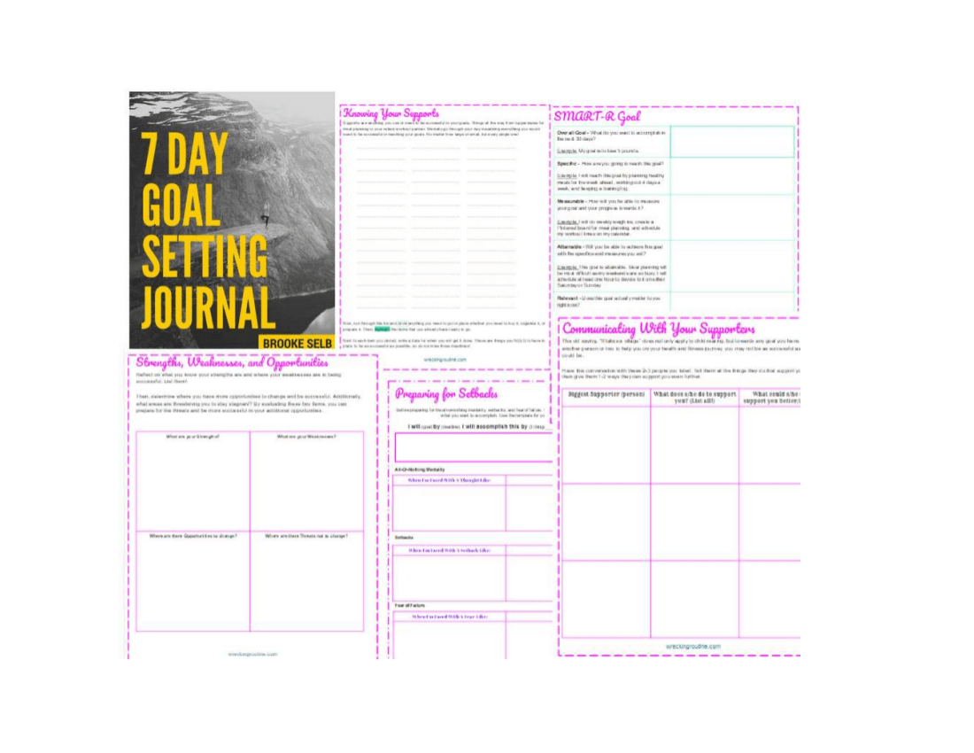 Goal Journal 6+ Examples, Format, How to Set, Pdf, Tips