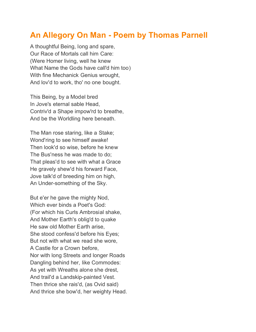 18+ Allegory Examples in PDF Examples