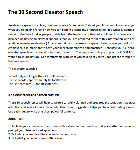 Commercial Speech 11+ Examples, Format, PDF, Tips