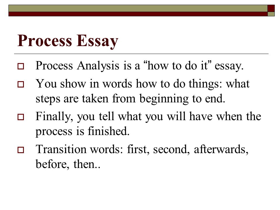 24+ Examples of Process Essays PDF Examples