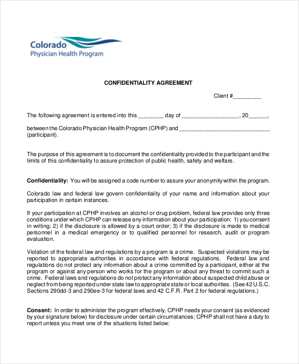 Client Confidentiality Agreement 10+ Examples, Format, Pdf