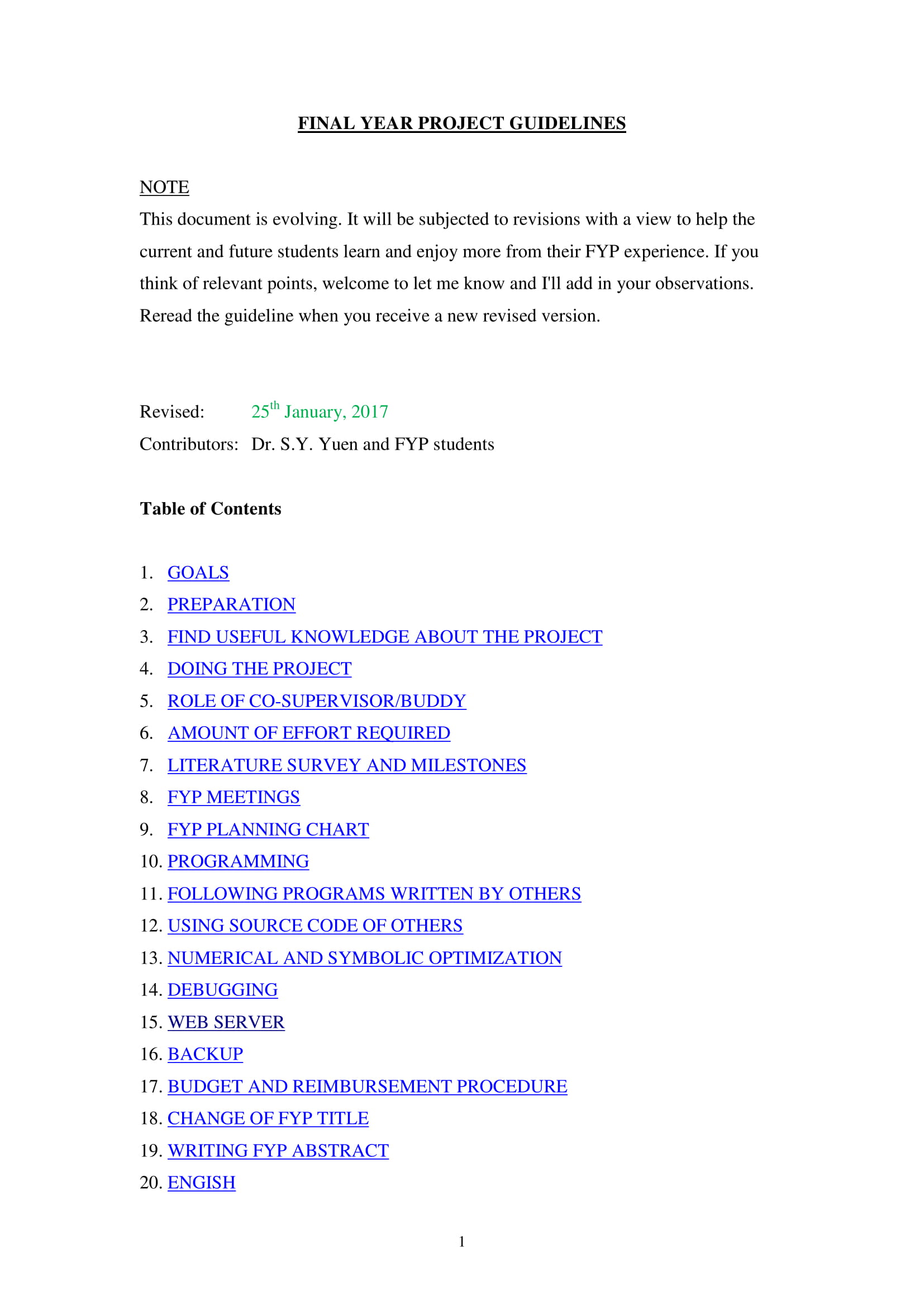 Final Year Project Proposal 13+ Examples, Format, Pdf