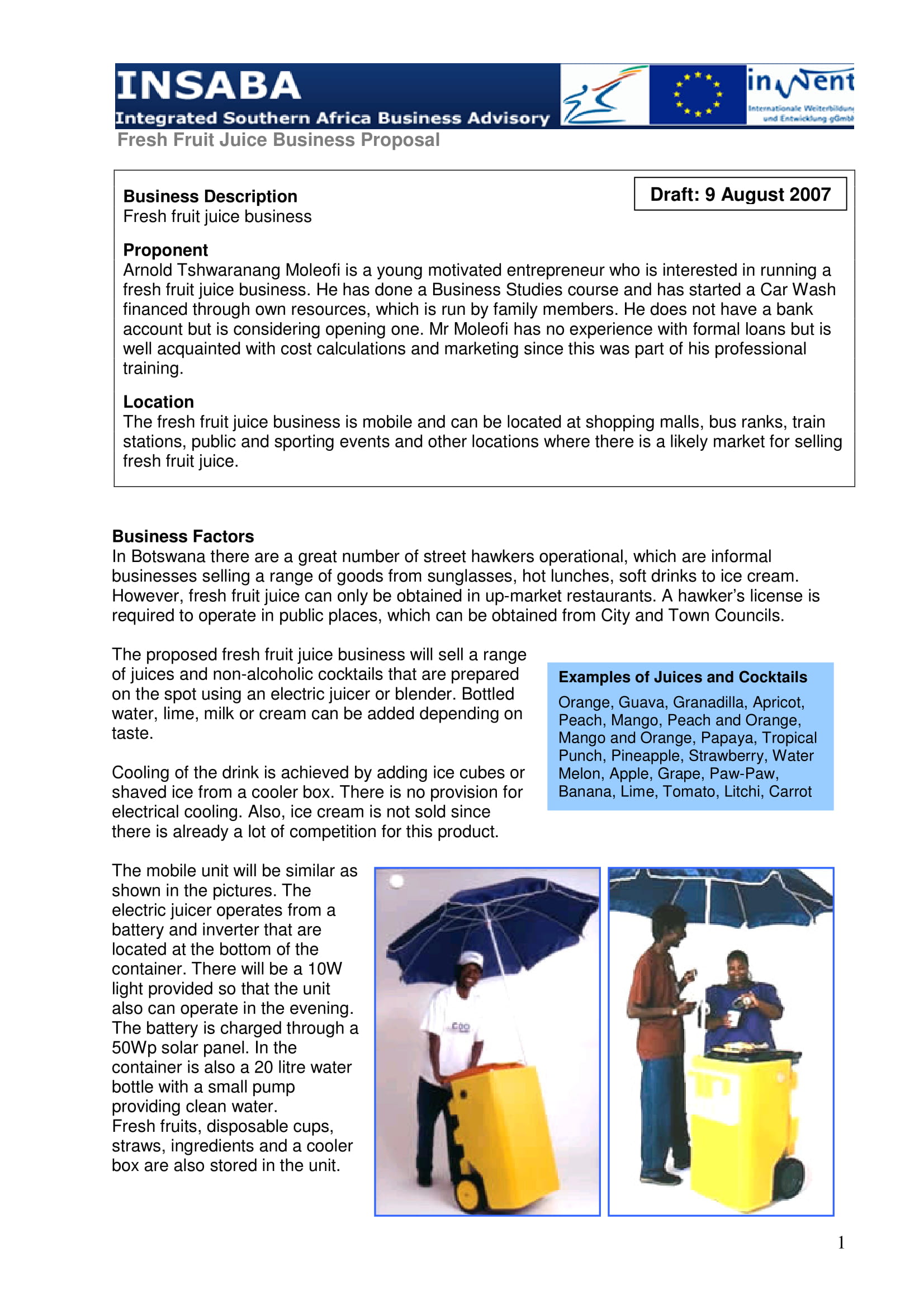 10+ Juice Bar Business Plan Examples PDF, Word Examples