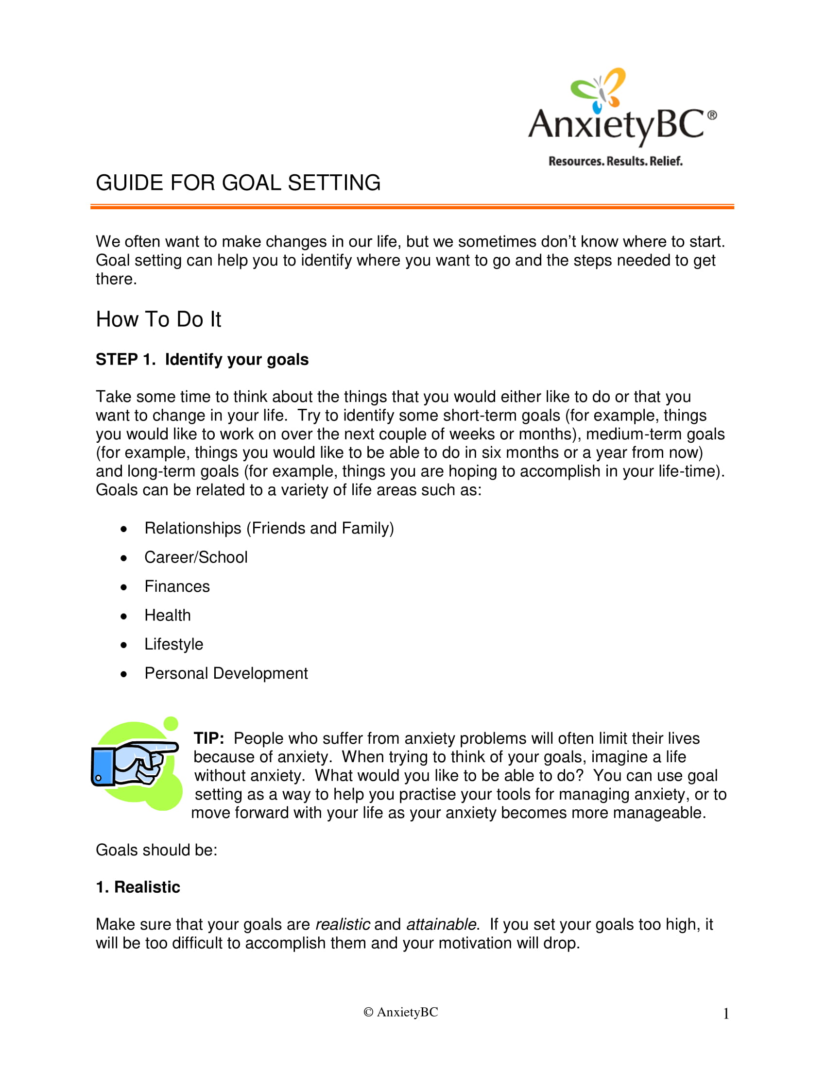 Personal Goal Setting 9+ Examples, Format, Pdf, Tips