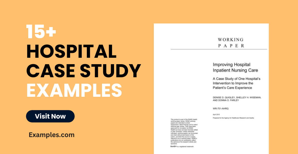 Hospital Case Study 15+ Examples, Format, Pdf