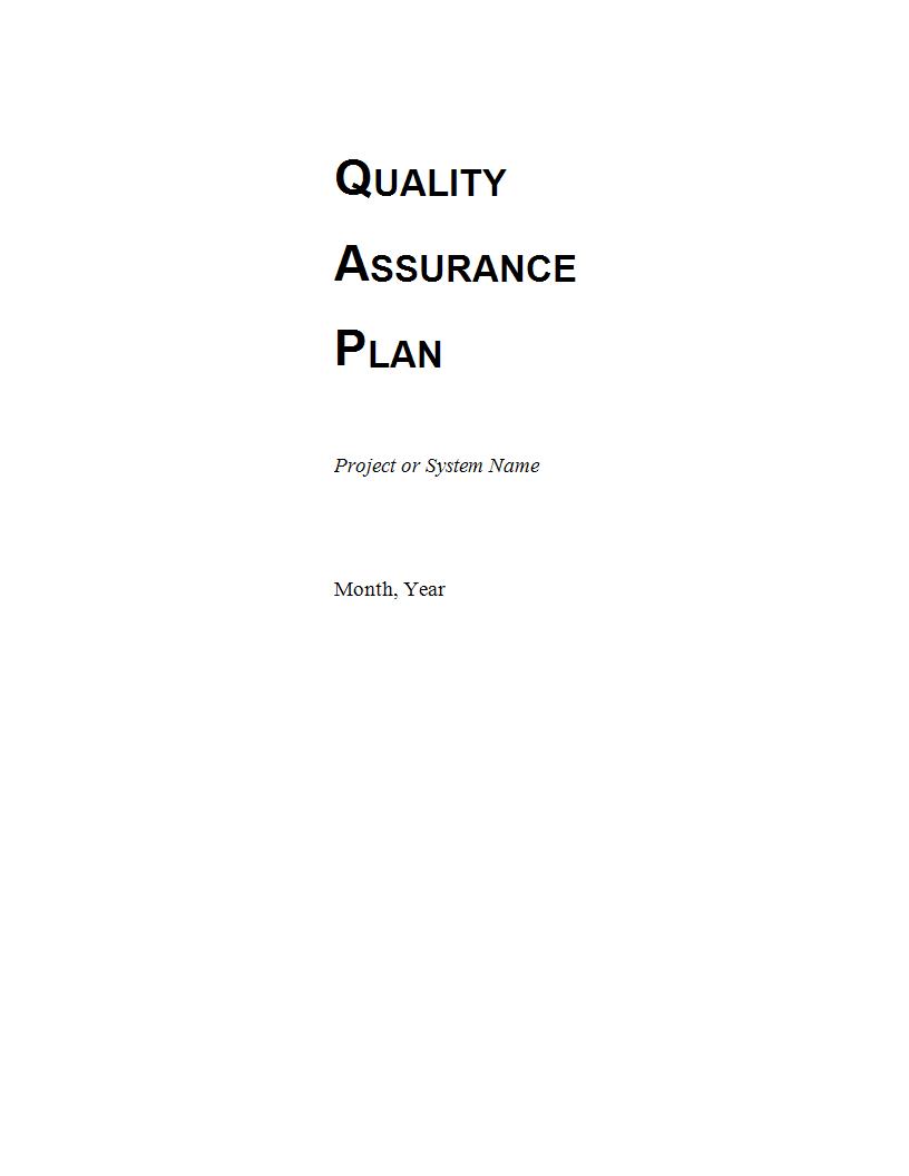 Project Quality Assurance Plan 9+ Examples, Format, How to Develop, Pdf