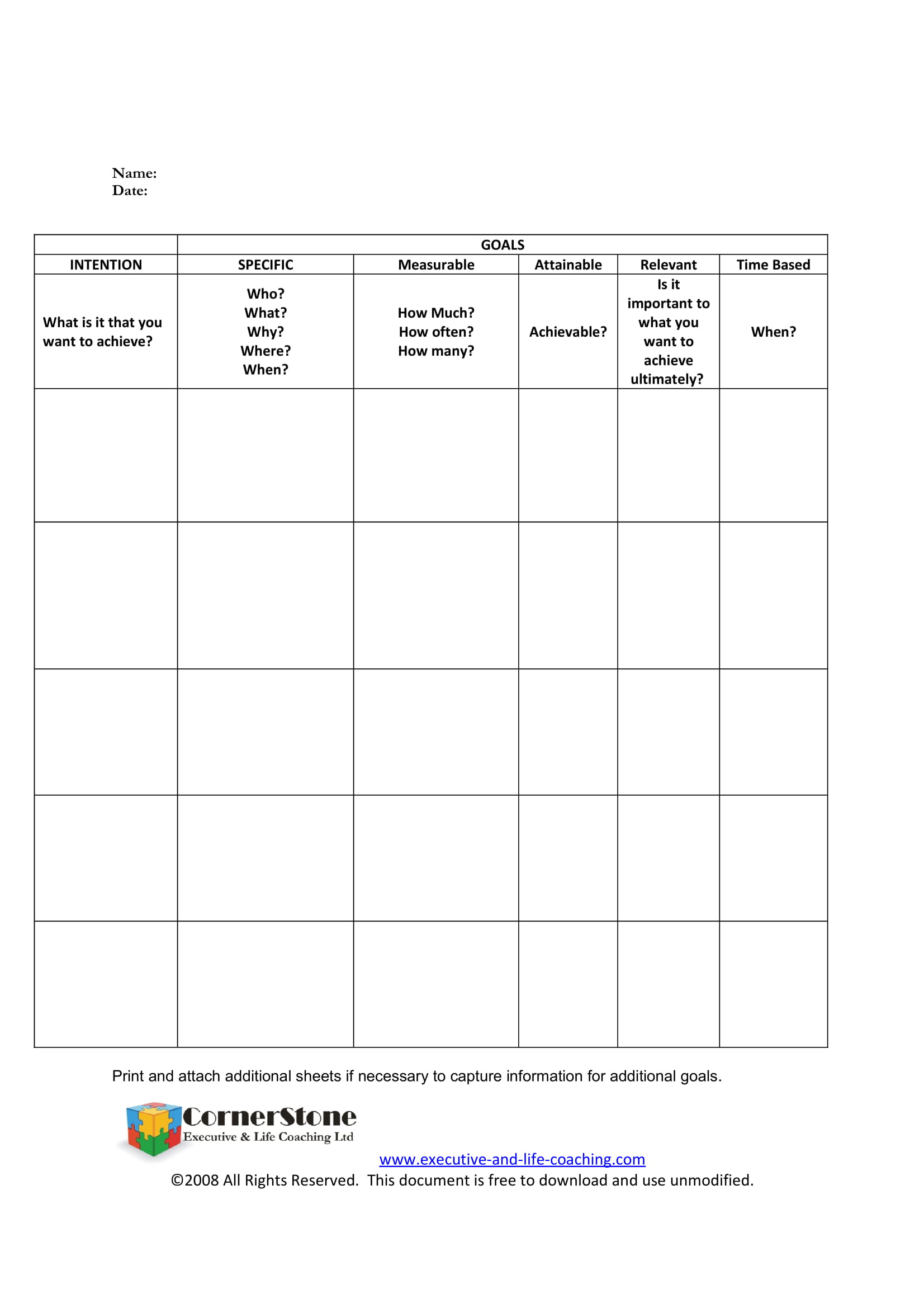 Personal Goal Setting 9+ Examples, Format, Pdf, Tips