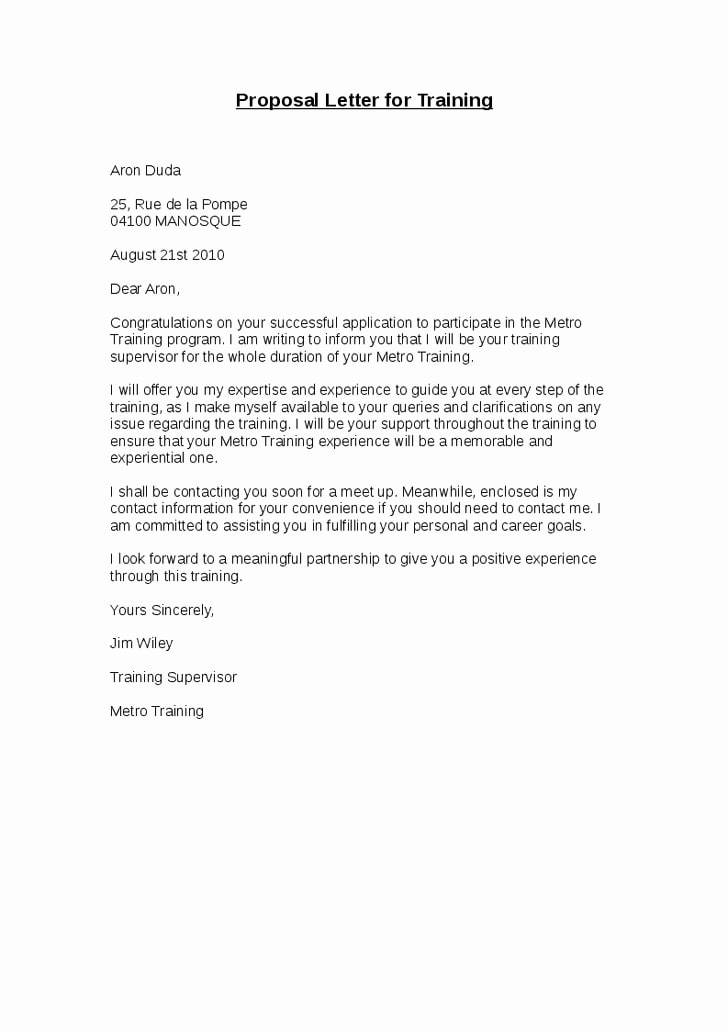 Sample Proposal For Training Program Classles Democracy