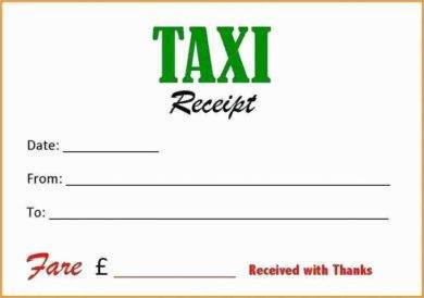 12+ Taxi Receipt Examples to Download