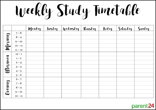 11+ Study Planner Examples to Download