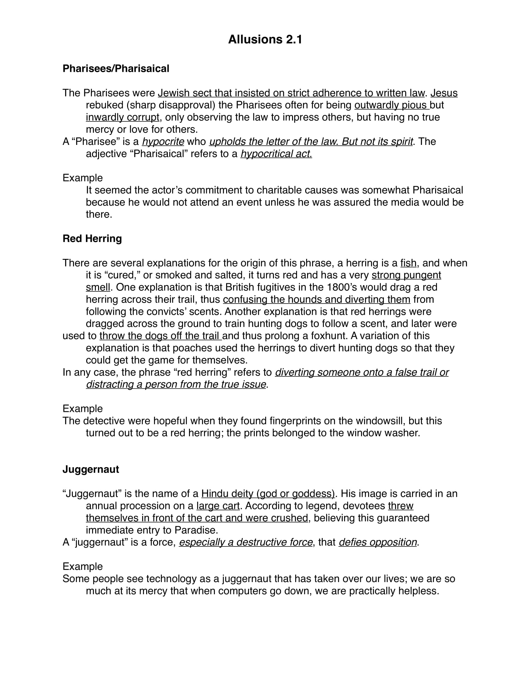 42+ Allusion Examples MS Word, PDF Examples