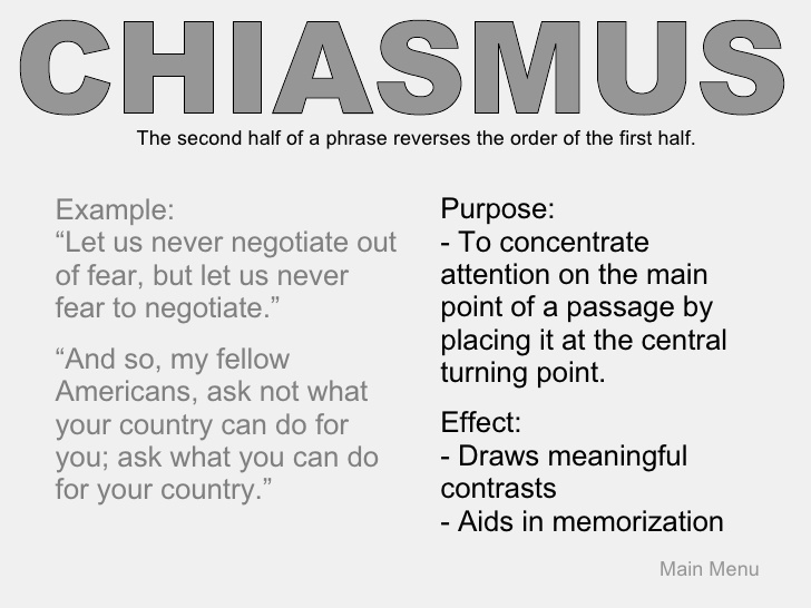 10+ Chiasmus Examples in Literature PDF Examples
