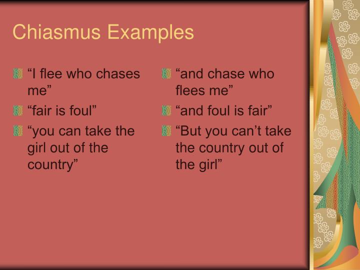Chiasmus in Literature 55+ Examples, Pdf