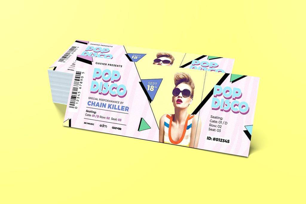 Music Concert Event Ticket 13+ Examples, Illustrator, Word, Pages