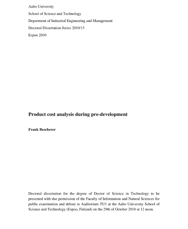 Product Cost Analysis 11+ Examples, Format, How to Determine, Pdf
