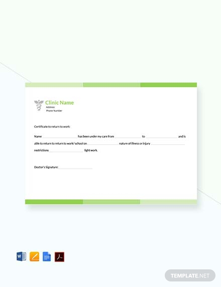 How How to Get a Return-to-Work Doctor’s Note (6 Best Examples) Examples
