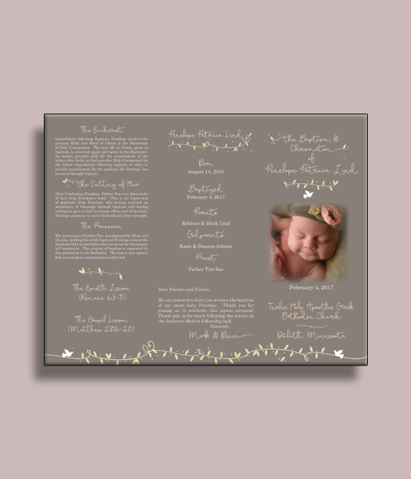 Baptism Program 10+ Examples, Format, Pdf Examples