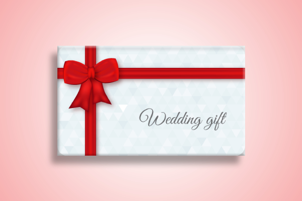 art wedding gift card
