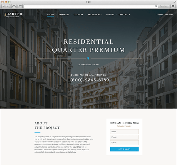 FREE 18+ Best Real Estate Landing Page Examples & Templates [Download