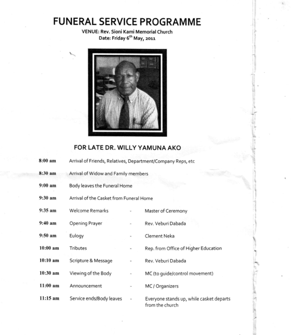 Funeral Service Program 10+ Examples, Format, Pdf