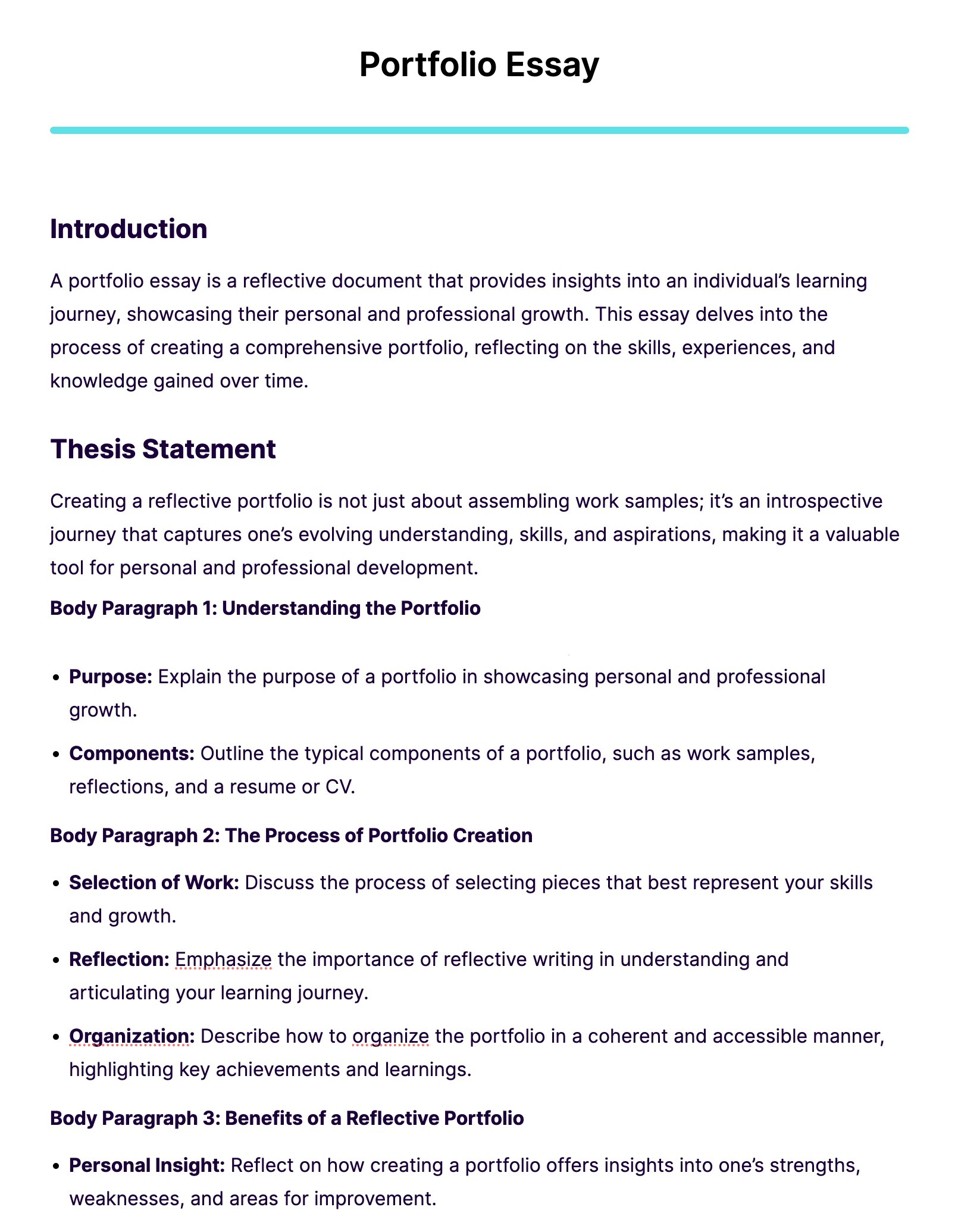 Portfolio Essay 13+ Examples, Format, Pdf Examples