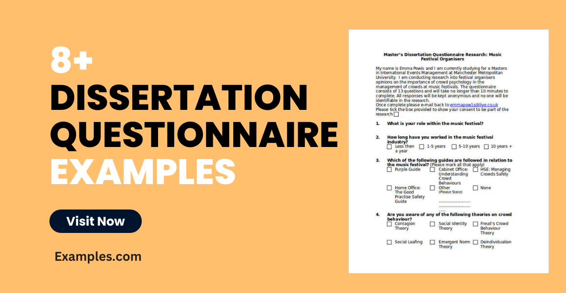 writing a questionnaire for dissertation