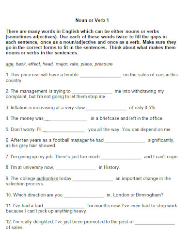 Noun - 150+ Examples, Format, Importance, How To Use, Pdf