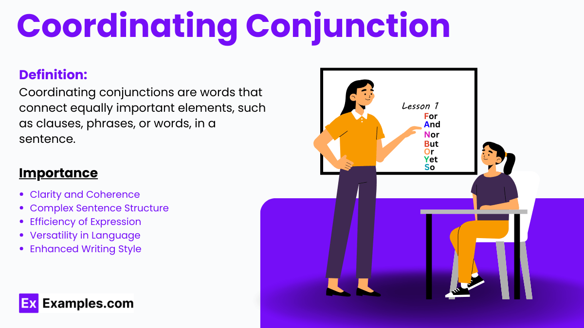20+ Coordinating Conjunction Examples