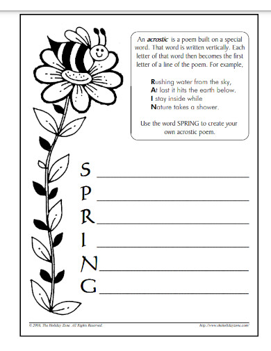 30+ Acrostic Poem Examples to Download
