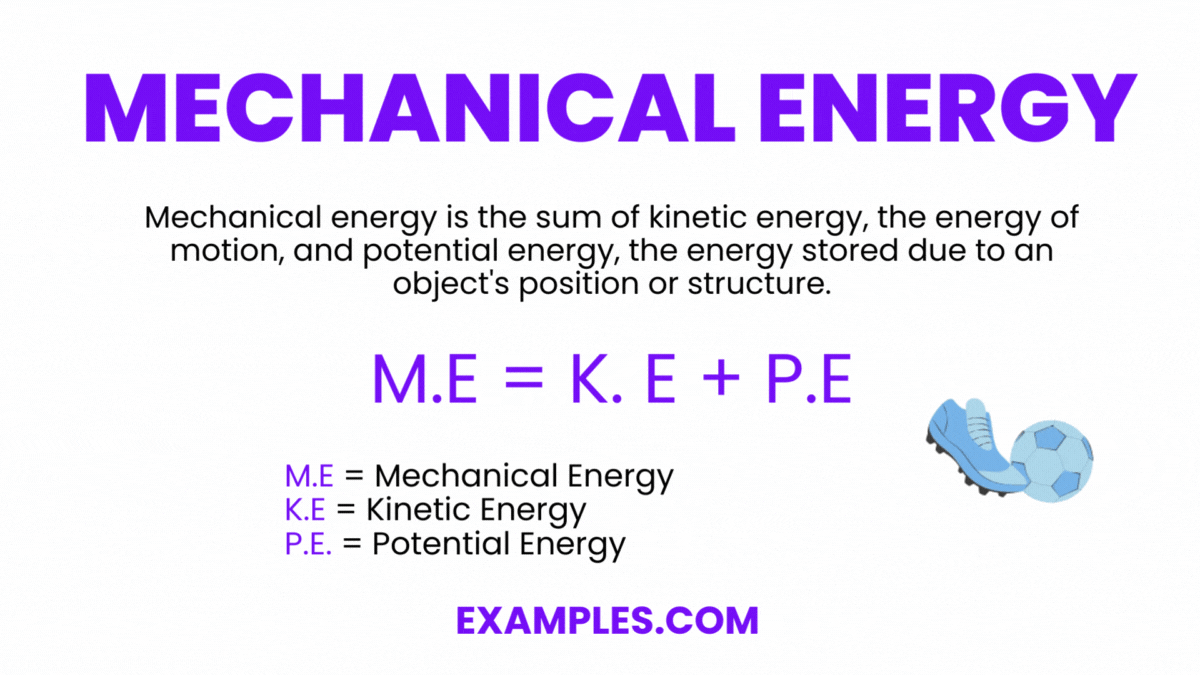 Mechanical Energy 20+ Examples, How to Calculate