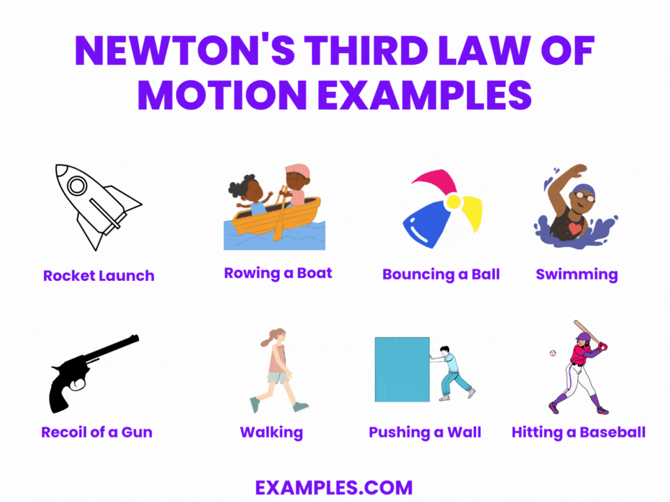 Newton's Third Law of Motion 20+ Examples, How to Calculate