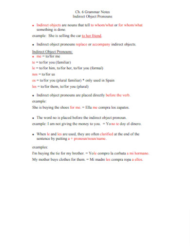 50+ Indirect Object Examples