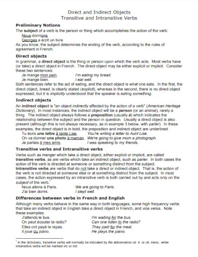 30+ Indirect Object - Examples | Examples