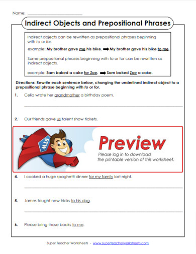 30+ Indirect Object - Examples | Examples