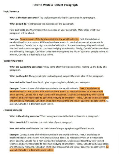 Closing Sentence - 26+ Examples, PDF, How to write