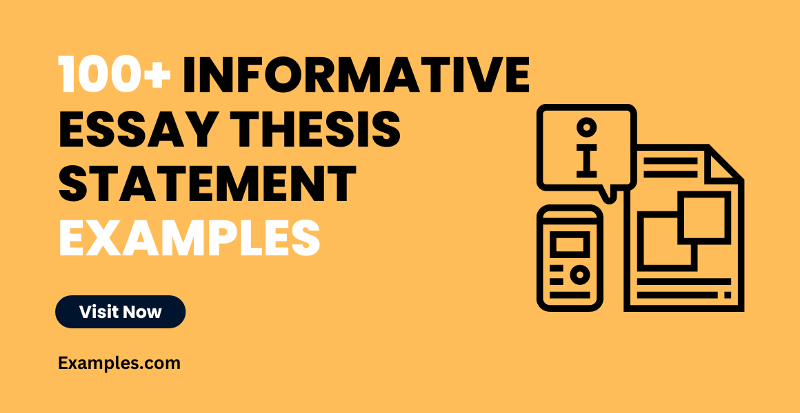 Thesis Statement for Informative 99+ Examples, PDF, Tips
