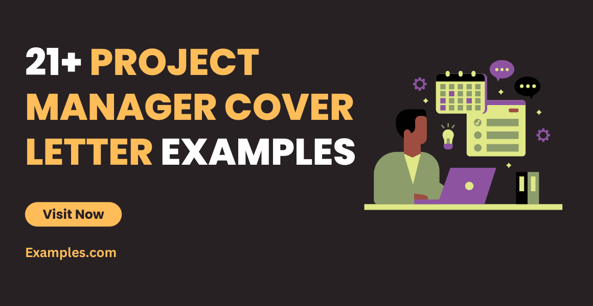 Project Manager Cover Letter 21+ Examples, PDF