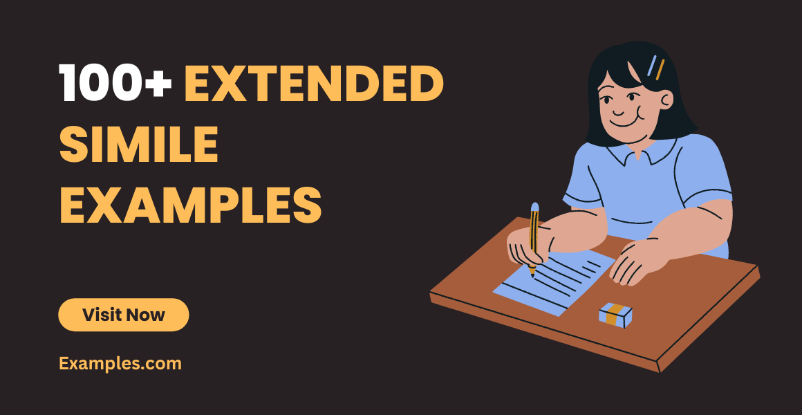 Extended Simile 99+ Examples, How to Write, PDF, Tips