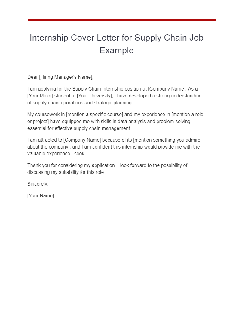 16+ Internship Cover Letter Examples, How to Write, Tips Examples