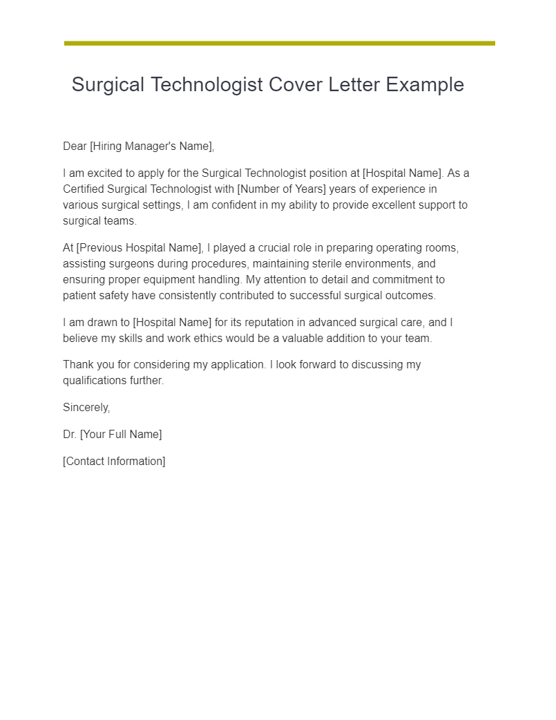 36+ Medical Cover Letter Examples, How to Write, Tips Examples