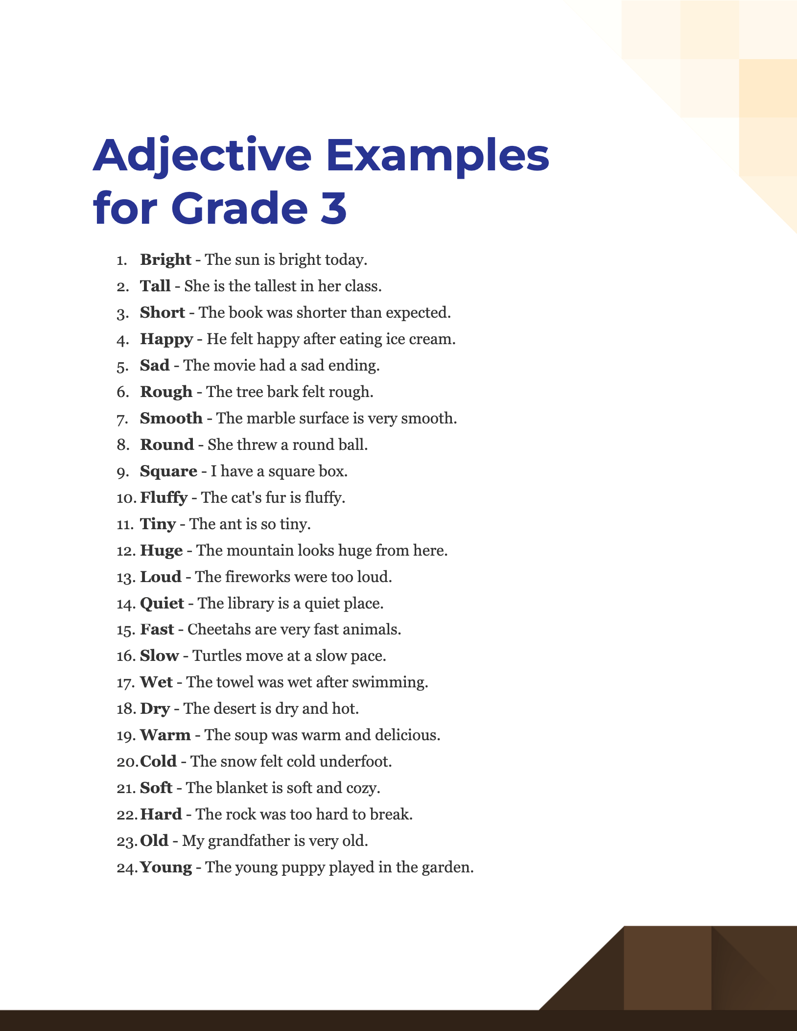 Adjective 99+ Examples, How to Use, Tips