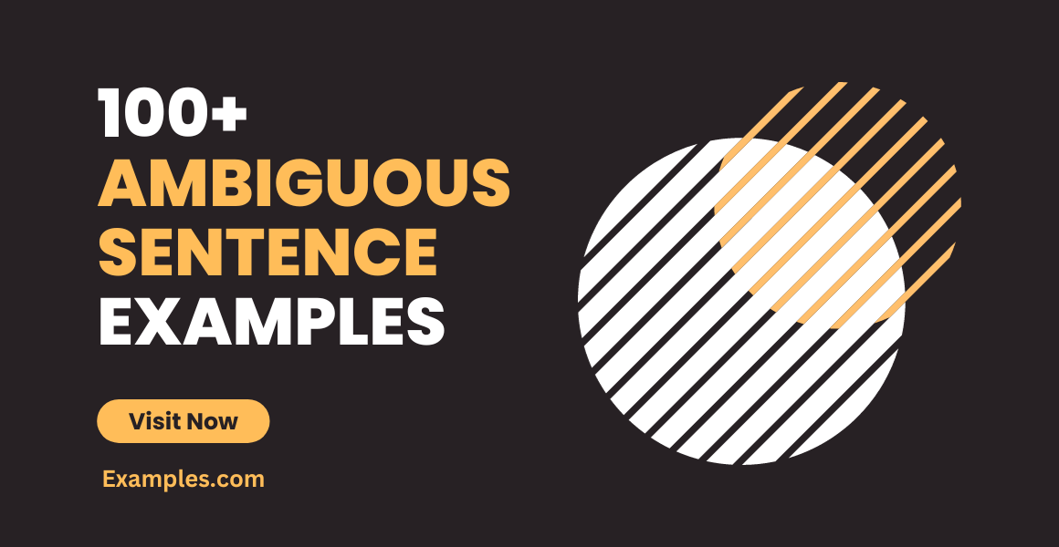 Ambiguous Sentence 99+ Examples, Tips